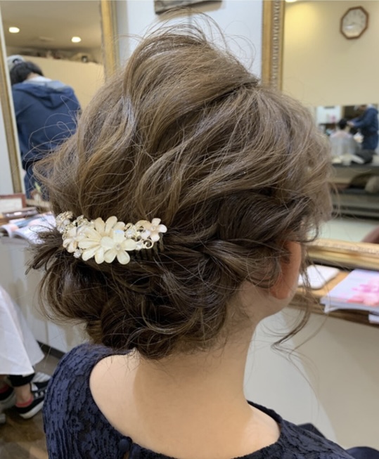 【長さ別】結婚式お呼ばれヘア特集　ミディアム編　その2